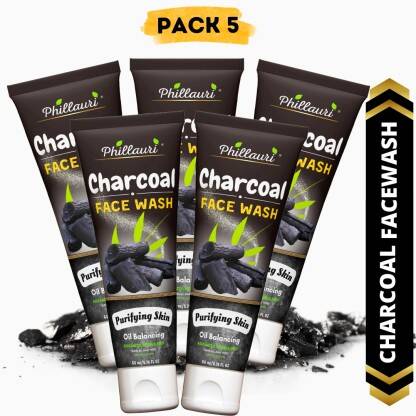 Phillauri Revitalize and Detoxify: Activated Charcoal Facewash Face Wash(300 ml)