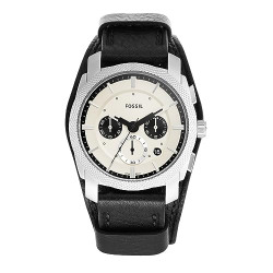 Fossil Machine Analog White Dial Men's Watch-FS5921