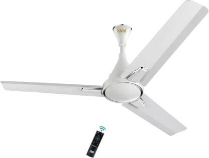 KUHL | Prima A1, BLDC, 29W, Low Noise, Energy-Saving, 5-Year Warranty 5 Star 1200 mm 3 Blade Ceiling Fan(White | Pack of 1)