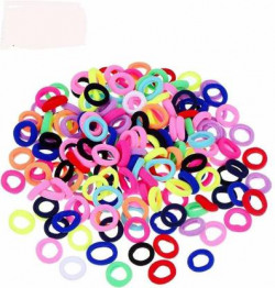 Savitri Elastic Hair Ties For Girls | Soft Seamless Hair Rubber Bands mini rubber band Rubber Band(Pack of 50)