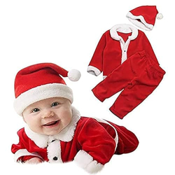 Osmosis Santa Claus Dress Costume for Baby Boys Girls K...