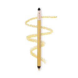 Makeup Revolution- Streamline Waterline- Eyeliner Pencil-Gold |Ultra Creamy and Pigmented texture |Smooth and buttery application |Smudge proof | Built in smudger for smokey looks | 1.3gm