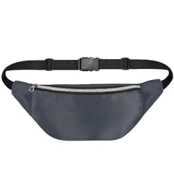 BigPlayer Travel Waist Bag Stylish and Functional Waist Bags for Men and Women Waterproof, Nylon Trainer Waist Bag with Adjustble Waist Belt Travel Waist Pouch