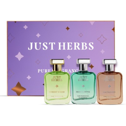 Just Herbs Pure Fragrances Energising & Relaxing Trio Perfume Set of 3 - 50ML Eau de Parfum  -  150 ml(For Men & Women)