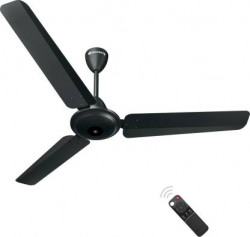 Lowest: Atomberg Ameza 5 Star 1200 mm BLDC Motor with Remote 3 Blade Ceiling Fan (Gloss Black, P...