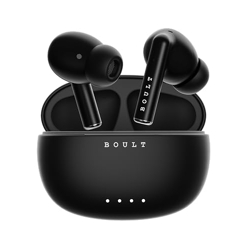 Boult Audio W20 Truly Wireless in Ear Earbuds with 35H Playtime, Zen ENC Mic, 45ms Low Latency, 13mm Bass Drivers, Type-C Fast Charging, Made in India, Touch Controls, IPX5 ear buds TWS (Space Black)