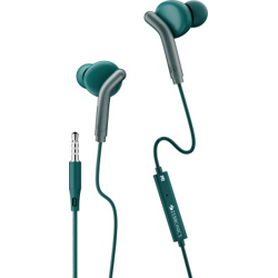 ZEBRONICS ZEB-BRO, With In-Line MiC, 3.5mm Jack, 10mm drivers, Compatible for Phone/Tablet Wired Headset(Green, In the Ear)