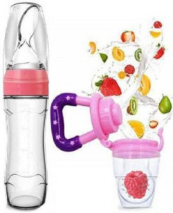 Honey Boo Baby Squeezy Food Grade Silicone Bottle Feede...