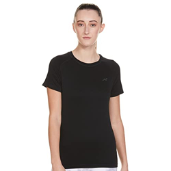 Amazon Brand - Symactive Women's Regular Seamless T-Shirt (SS22-W-T04_Anthracite XS)