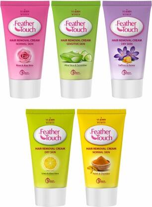 VI-JOHN Feather Touch Hair Removal Cream (Pack of 5) [200 gm]