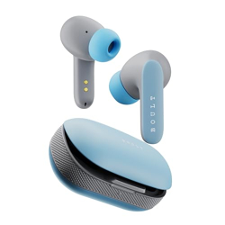 Boult Audio Z20 Pro Truly Wireless Bluetooth Ear Buds with 60H Playtime, 4 Mics Clear Calling, 45ms Low Latency, Rich Bass Drivers, Touch Controls, IPX5 TWS Earbuds Bluetooth Wireless (Powder Blue)