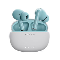 BOULT AUDIO Shadow Zen ENC mic With 5.3v Bluetooth Earbuds-Glacier Blue