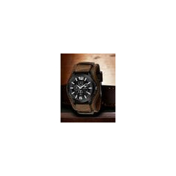 MK-4027R Analogue Watch with Leather Strap