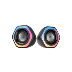 Portronics Set of 2 Intune 4 6W Portable USB Powered Wired Speakers