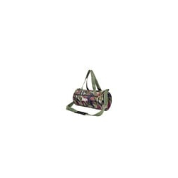 Camouflage Print Duffle Bag with Adjustable Strap