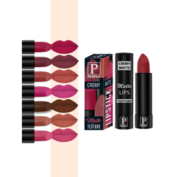 PERPAA Set of 8 Cremy Matte Smudge-Proof Lipstick - Shade 60-62-67-71-73-80-84-86