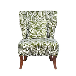 @home By Nilkamal Leafy Fabric Lounge Chair