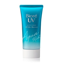 Kao Biore Japan Aqua Rich Watery Essence Sunblock Sunscreen Blue Spf50+ Pa+++ | 70 gm