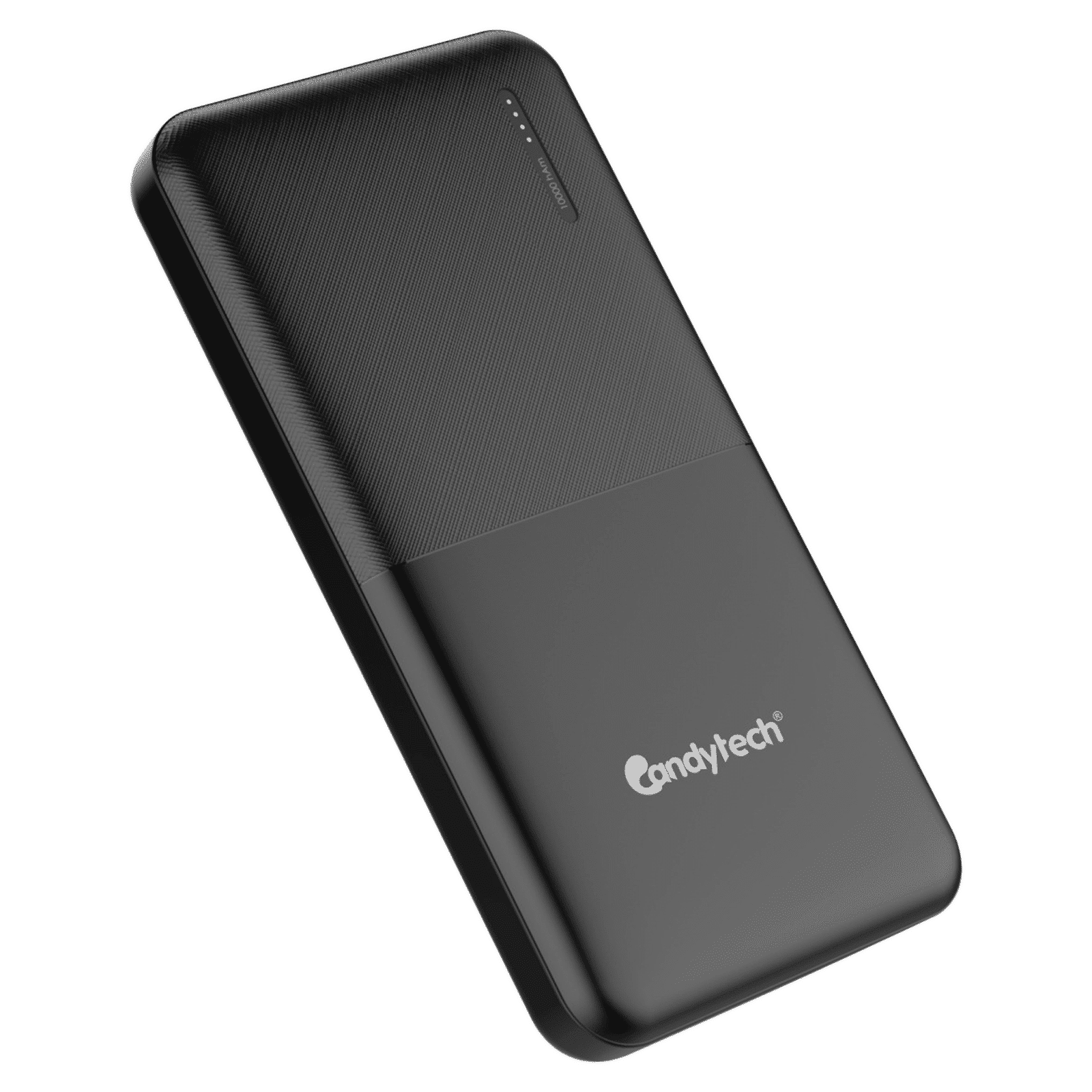 Candytech CTPB10B 10000 mAh 14W Power Bank (2 Type A Ports, Over Charge Protection, Black)
