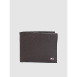 TOMMY HILFIGER Men Brown Genuine Leather Wallet(4 Card Slots)