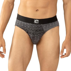 Chromozome Mens Cotton-Stretch Printed Brief