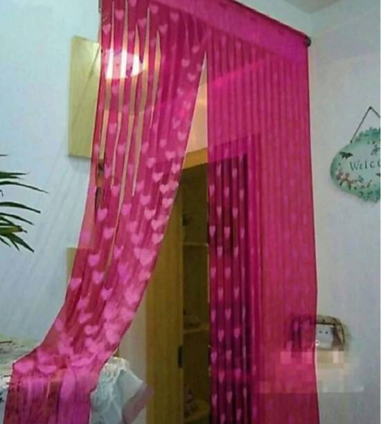 NIKITA ENTERPRISE 213 cm (7 ft) Polyester Semi Transpar...
