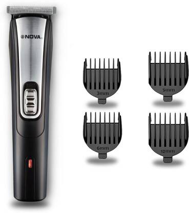 NOVA NHT 1041 USB Trimmer 60 min  Runtime 5 Length Settings(Black, Silver)