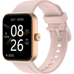 Noise Caliber Go 1.69  Display with 30 Sports Modes, Women's Edition, 150+ Watch Faces Smartwatch(Rose Pink Strap, Regular)