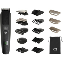 HAVELLS GS8714 Fully Waterproof Grooming Kit 120 min Runtime 9 Length Settings (Black, Grey)