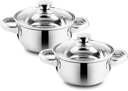Classic Essentials Marvel Pack of 2 Cook and Serve Casserole Set(1050 ml)