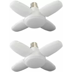 H Decor 28 W Standard B22 LED Bulb(White, Pack of 2)