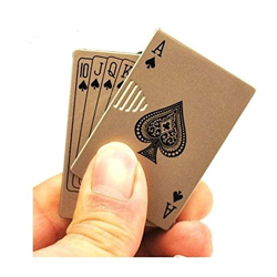 MT Metal Windproof Cigarette Gas Lighter - Playing Cards Ace