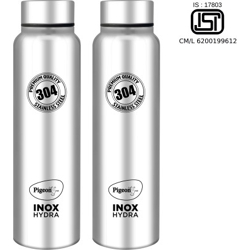 Pigeon Hydra Plus 900 ml Bottle(Pack of 2, Silver, Steel)