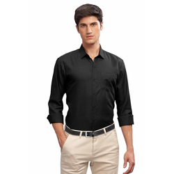 BE ACTIVE Men's Solid Slim Fit Cotton Formal Shirts