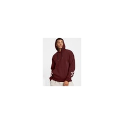 Men Typographic Print Relaxed Fit Hoodie