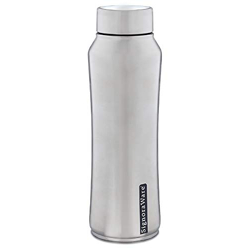 Signoraware Rexo Single Walled Stainless Steel Fridge Water Bottle, 750 ml, Matte Finish
