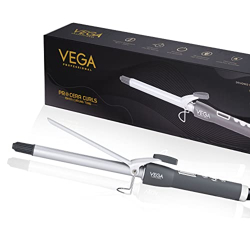 VEGA PROFESSIONAL Pro Cera Curls 19mm Barrel Hair Curle...