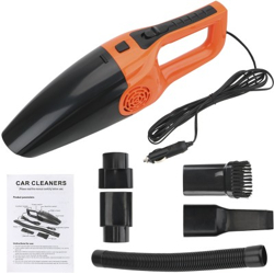 Clonezo Powerful PRO+ Car Vacuum Cleaner with High Suction Power, Multipurpose, Portable Car Vacuum Cleaner with 2 in 1 Mopping and Vacuum, Anti-Bacterial Cleaning(Black)