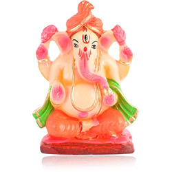 Onlinch Ganpati Visarjan Mati Ganesh Religious God Showpiece - 6 X 10 cm