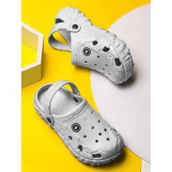 HRX by Hrithik Roshan Men Grey Rubber Clogs