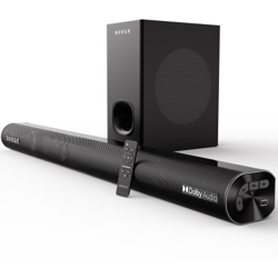 Boult Bassbox X250 Dolby Digital, 250W Power, Dedicated DSP, 2.1 Channel, 3 EQ Mode 250 W Bluetooth Soundbar(Black, 2.1 Channel)