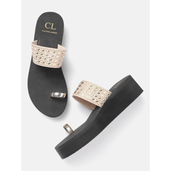 Carlton London Women Embellished Wedge Heels