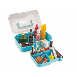 Signoraware Rectangular Box Small, Multi Purpose Box, Multi Utility Storage, (1 Pc, E Blue)