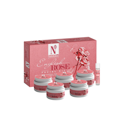 NutriGlow Sustainable Natural English Rose Facial Kit All Skin Types - 250g+10ml