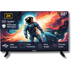 InnoQ Spectra 80 cm (32 inch) HD Ready LED TV with 30W Boom Speakers, Real Frameless
