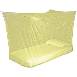 Divayanshi Mosquito net for Bed, Polycotton Mosquito Net for Double Bed and Single Bed, Frame Hung Mosquito net-6x6 ft Ivory