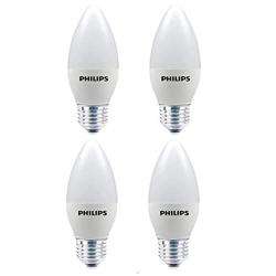 PHILIPS E27 Frosted Candle 400-Lumen Decorative Wall Li...