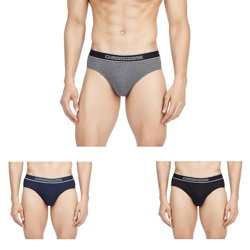 Chromozome Mens Cotton Briefs (Pack of 3)