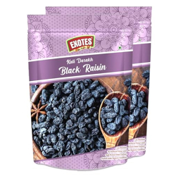 Exotes Dried Black Grapes -400g (2*200g)