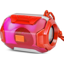 F FERONS Powerpact bass & stereo audio color changIng led Light wireless portable FFR-162 3 W Bluetooth Speaker(Red, 4.1 Channel)